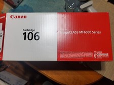 Genuine Canon 106 Monochrome Toner Cartridge 0264B001 NEW OPEN BOX MF6500 picture