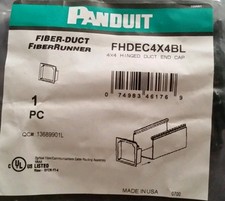 PANDUIT FHDEC4X4BL FIBER-DUCT 4 X 4 HINGED DUCT END CAP picture