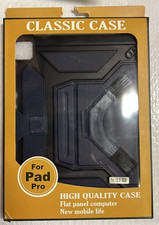 Rugged Case for iPad Pro 12.9 2020 4th Gen Shockproof Stand Cover Navy Blue picture