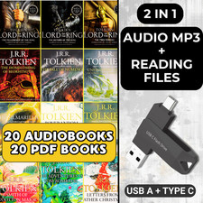 Tolkien Audiobook Collection: The Hobbit + Lord Of The Rings MP3 + PDF  on USB picture