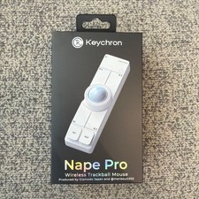 Keychron Nape Pro NP-3 Wireless Trackball Mouse Multi-pairing White picture