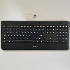 Logitech K800 Y-R0065 Wireless Illuminated Backlit Keyboard w/ USB Receiver picture