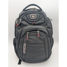 OGIO Renegade RSS Laptop Backpack Black Red Padded Straps Travel Bag picture