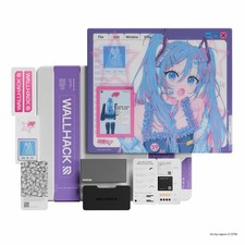 SP-005 Hatsune Miku OS Wallhack Glass Gaming Mouse Pad Large Ships Today picture