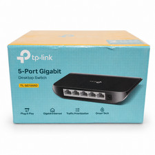 TP-Link TL-SG1005D 5-Port Gigabit Ethernet Desktop Switch New Sealed picture