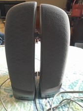 Vintage Polk Audio Computer Speakers Gray 10