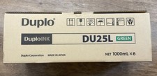 DUPLO DP-U950 DU25L Original INK Green 1000ML X6 Cartridge DP-J450,DP-U550 NEW picture