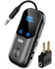 Bluetooth 5.4 Transmitter Receiver for 2 AirPods/Headphones, 2-in-1 Airplane ... picture