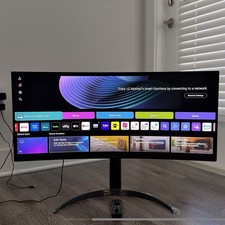 LG MyView 34SR65QC-B 34” Smart Curved Monitor 100Hz UltraWide WQHD 3440x1440 picture