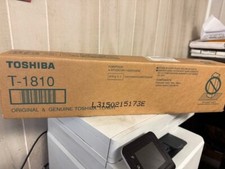 New OEM Sealed Toshiba T-1810 Black Toner Cartridge. NEW SEALED BOX picture