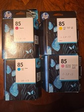 lot HP  85 yellow magenta cyan Light Magenta  Ink Cartridges  Fast Ship picture