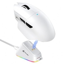 ATTACK SHARK V6 Ultra-Light Tri-Mode Gaming Mouse 25000DPI RGB Magnetic Charging picture