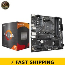 Micro Center AMD Ryzen 5 5500 & GIGABYTE B550M K Micro-ATX Motherboard picture