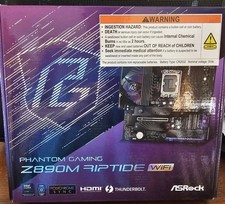 ASRock Z890M Riptide WiFi LGA 1851 Intel Z890 Micro ATX Motherboard BNIB picture