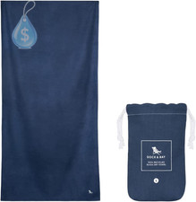 Beach Towel - Quick Dry, Sand Free - Compact, Lightweight - 100% Recycled - Incl picture