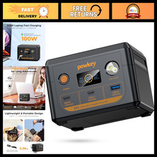 100W Portable Power Station for Laptops, USB-C Rechargeable Battery Pack picture