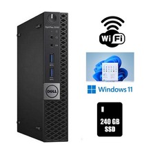 Dell OptiPlex 3040 Micro Desktop Computer 16GB RAM 240GB SSD WiFi Windows 11 Pro picture
