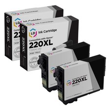 LD Reman Epson T220XL120 / 220XL 2PK High Yield Black Ink Cartridges picture