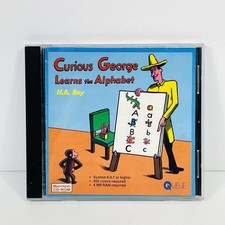 Curious George Learns the Alphabet 1993 Macintosh CD-ROM Learning Game picture