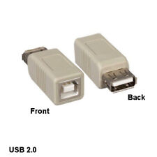 KNTK USB 2.0 Type A Female to Type B Female Adapter for Printer Scanner PC Data picture