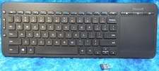 Microsoft All-in-One Wireless Media Keyboard w/Track Pad, Model: 1632 1496 USB picture
