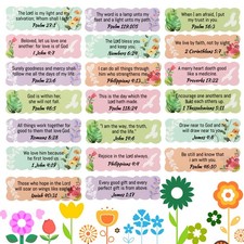 200 Pcs Scripture Stickers Bible Verse Inspirational Christian Gift Tags picture