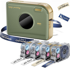 Ribbon Label Printer, A30 Bluetooth Wireless Portable Label Maker picture