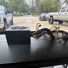 Coolmax M-500B ATX 500W Power Supply, 4+4 CPU, SATA, 20/24 Pin, 1 Fan, Black picture