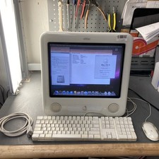 Apple eMac G4 1GHz 640MB RAM 40GB HDD Mac OS X 10.4 Tiger Keyboard Mouse Bundle picture