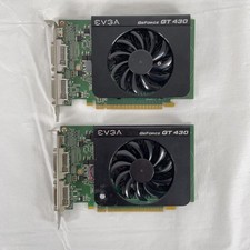 Lot of 2 EVGA NVIDIA GeForce GT 430 1GB DDR3 Graphics Cards (Tested/Cleaned) picture