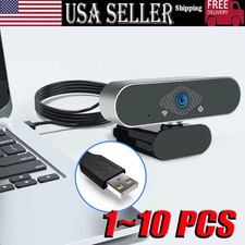 1080P Full HD USB Webcam for PC Desktop,Laptop Web Camera with Microphone LOT picture