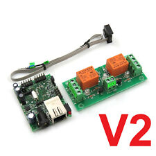 DAEnetIP2v2 Ethernet / Internet 2 Channel Relay Board - IP, SNMP, HTTP(WEB)  picture
