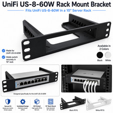 Ubiquiti UniFi Network Switch US-8-60W 10-Inch Rack Mount 3d Printed Petg picture