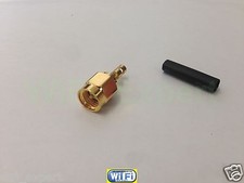1x SMA Male Solder Connector for 1.13 or RG178 U.FL IPX Mini Coax RF Cable USA picture