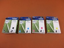 Original Brother LC22E BK/C/M/Y original packaging, Brother ink cartridge picture