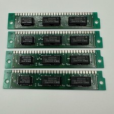 OKI 256KB 30 Pin SIMM RAM 4x Lot 100ns 9 Chip Parity MSC2329-10YS3 Japan 286 picture