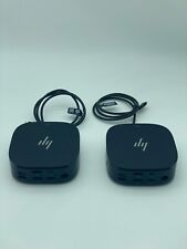 Lot Of 2 HP G5 USB-C Docking Station -MODEL  PMN-HSN-IX02/NO ADAPTER 2N0965045 picture