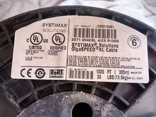 GigaSPEED XL® 2071E ETL Verified Category 6 U/UTP Cable, plenum, blue jacket, 4  picture