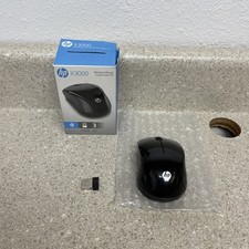 Brand NEW--HP X3000 BLACK 3-Button Wireless USB Optical Scroll Mouse picture