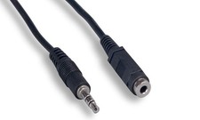 3.5MM Stereo Audio Extension Cable 6FT Cord 6 FT Male to Female AUX 6 Phone Car picture