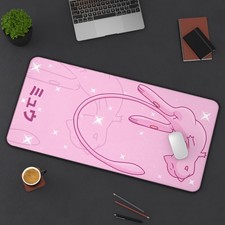 Mew Pokemon Japanese Desk Mat Mouse Pad, Long Desk Mats, Anime Game picture