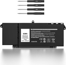 7FMXV 63Wh Replacement Laptop Battery Compatible with P133G P134G P135G P136G picture