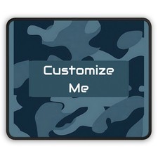 Personalized Name Mouse Pad, Custom Camouflage Desk Decor picture