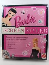 Barbie Screen Styler CD-ROM Mattel Media 1997 Interactive Screensavers And More picture