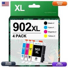 Hallolux 902XL Ink Cartridges Compatible for HP OfficeJet Pro 6978 6960 6968 picture
