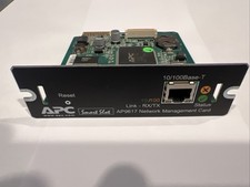 GENUINE APC AP9617 10/100 SmartSlot NETWORK MANAGEMENT CARD picture