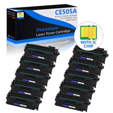 10PK for HP 05A CE505A Toner Cartridge LaserJet P2055dn P2035n P2050 Black INK picture