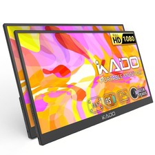 Kado 2Pack Portable Monitor 15.6Inch 1920x1080 USBC HDMI IPS Display picture