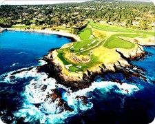Pebble Beach Golf Course Arial View #1 Mouse Pads Mousepads picture