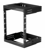 StarTech RK12WALLOA 12U 19” Wall Mount Open Frame Server Network Rack 200lb picture
